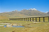 2006 - Trasse der Tibet-Bahn - Zentral-Tibet: Landschaft
