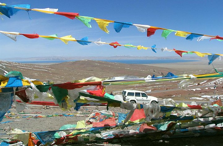 Blick auf den Namtso  - Zentral-Tibet: Landschaft