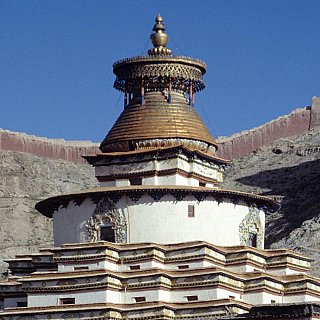 1992 - Kumbum Chorten in Gyantse - Zentral-Tibet: Sehensw&uuml;rdigkeiten