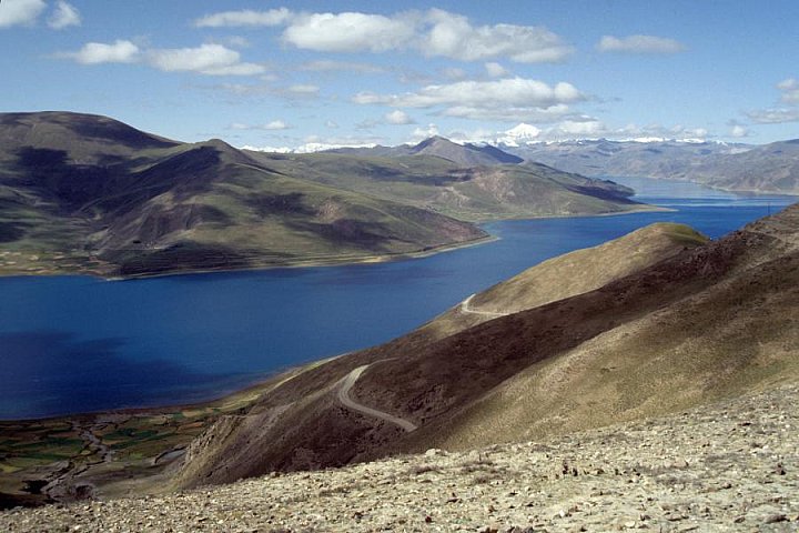1992 - Yamdrok Tso - Zentral-Tibet: Landschaft