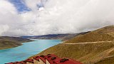 Ausblick auf den Yamdrok See - Zentral-Tibet: Landschaft