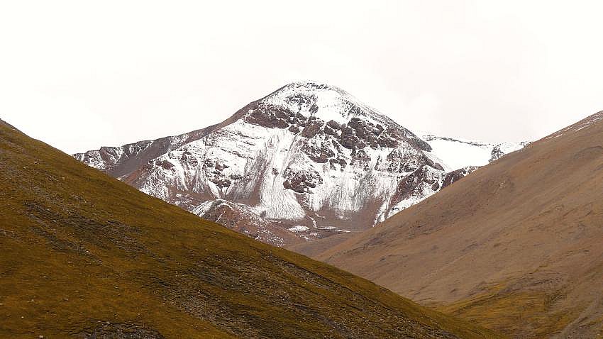 Blick von der Passh&ouml;e des Karo La - Zentral-Tibet: Landschaft