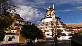 Kumbum Chorten in der Abendsonne - Zentral-Tibet: Sehensw&uuml;rdigkeiten