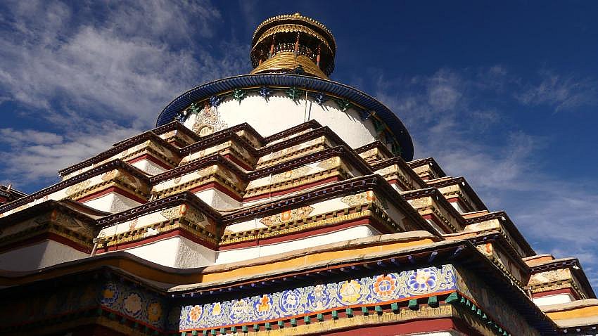 Gyantse Kumbum Chorten - Zentral-Tibet: Sehensw&uuml;rdigkeiten