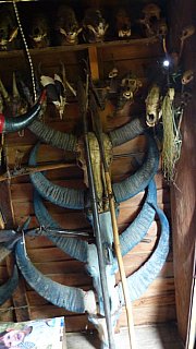Kleines privates Chin-Museum in Mindat - West-Myanmar: Land und Leute