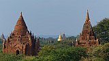 Blick &uuml;ber das Tempelfeld von Bagan - Zentral-Myanmar: Sehensw&uuml;rdigkeiten