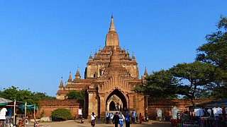 Htilominlo Tempel in Bagan - Zentral-Myanmar: Sehensw&uuml;rdigkeiten