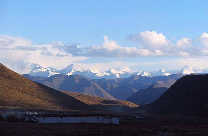 2006 - Blick auf den Himalaya-Hauptkamm - Zentral-Tibet: Landschaft