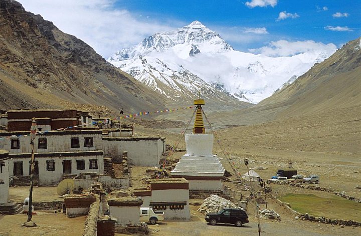 2006 - Rongbuk Kloster vor dem Mt. Everest - Zentral-Tibet: Landschaft