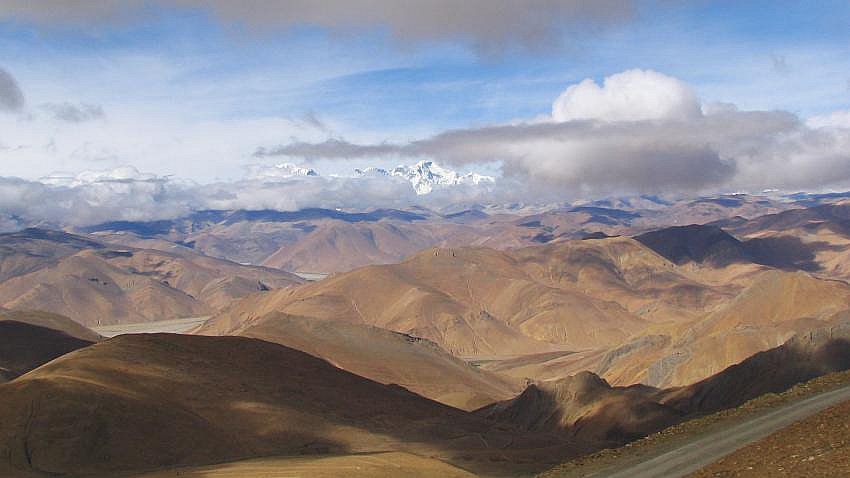 Blick &uuml;ber den Himalaya 2006 - Zentral-Tibet: Landschaft