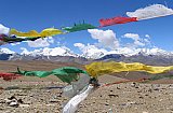 2006 - Gebetsfahnen auf dem Thong La-Pass - Zentral-Tibet: Landschaft