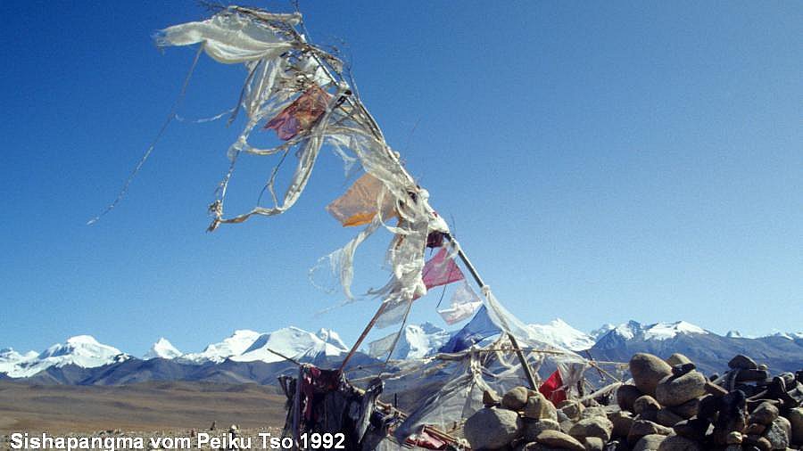 Sicht auf den Sishapangma - Zentral-Tibet: Landschaft