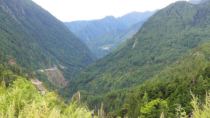 Trisuli-Tal bei Kyirong - Zentral-Tibet: Landschaft