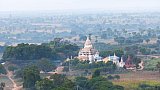 Blick auf einen Tempel vom Ballon - Zentral-Myanmar: Sehensw&uuml;rdigkeiten
