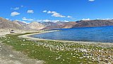 Fahrt entlang des Pagong Tso - Ladakh: Landschaft
