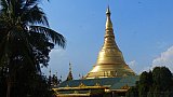 Blick auf die goldene Schwedagon Pagode - Zentral-Myanmar: Sehensw&uuml;rdigkeiten
