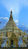 Shwedagon Pagode in Yangon in Myanmar - Zentral-Myanmar: Sehensw&uuml;rdigkeiten