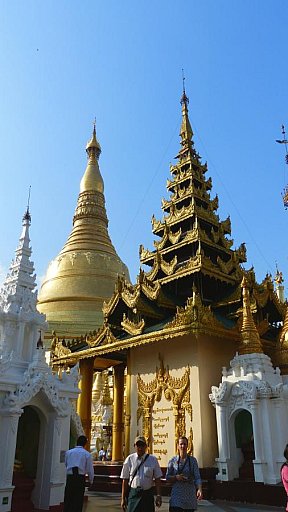 Shwedagon Pagode mit weiteren Tempeln und Schreinen - Zentral-Myanmar: Sehensw&uuml;rdigkeiten