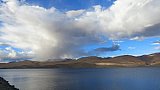 Tief h&auml;ngende Wolken &uuml;ber dem Tso Moriri - Ladakh: Landschaft
