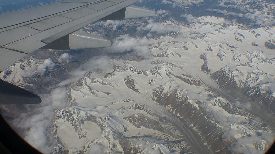 Der Hochhimalaya von oben - Ladakh: Landschaft