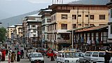Die Innenstadt von Thimphu - Thimphu-Punakha: Sehensw&uuml;rdigkeiten