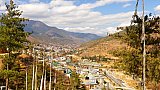 Blick &uuml;ber das Thimphu-Tal - Thimphu-Punakha: Landschaft