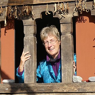 Der Blick durchs Fenster - Thimphu-Punakha: Land und Leute