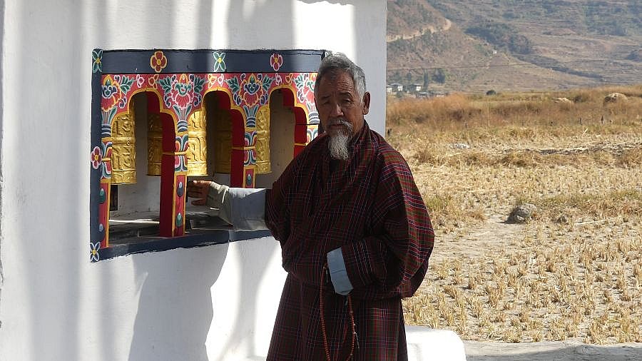 Der t&auml;gliche Pilgergang - Thimphu-Punakha: Land und Leute