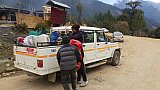 4WD Pickup f&uuml;r die Fahrt nach Koina - Thimphu-Punakha: Laya Trekking