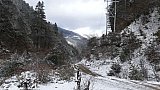 Verschneite Landschaft - Thimphu-Punakha: Laya Trekking