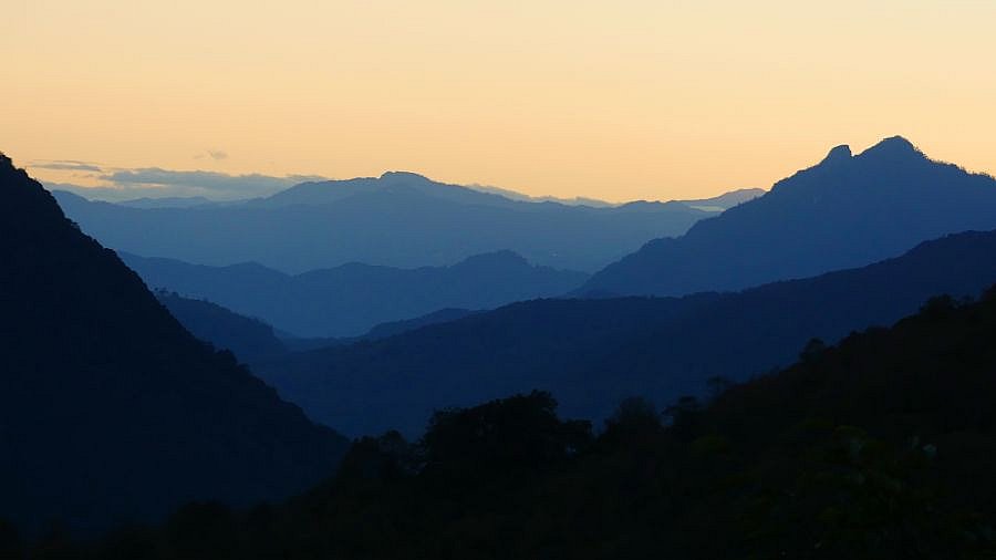 Blick in Richtung Punakha - Thimphu-Punakha: Landschaft