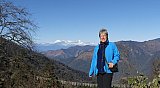 Blick &uuml;ber die Eisriesen des Himalaya - Zentral-Bhutan: Landschaft