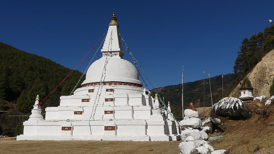 Chendebji Chorten - Zentral-Bhutan: Sehensw&uuml;rdigkeiten