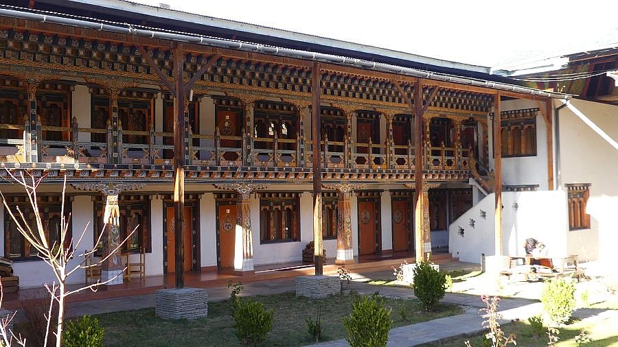 Kaila Guesthouse in Jakhar im Bumthang-Tal - Zentral-Bhutan: Essen & Schlafen