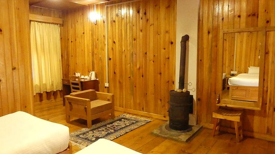 Zimmer im Kaila G&auml;stehaus in Jakar - Zentral-Bhutan: Essen & Schlafen