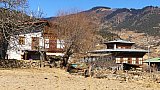 Das Dorf Ura im Ura-Tal - Zentral-Bhutan: Landschaft