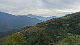 Landschaft auf dem Abstecher zum Drametse Kloster - Ost-Bhutan: Landschaft