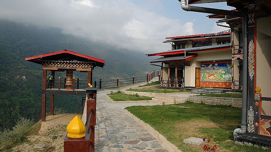 Yankhill Resort in Trongsa - Zentral-Bhutan: Essen & Schlafen