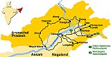 Reiseroute durch Arunachal Pradesh und Assam - IND-Blog-Bilder