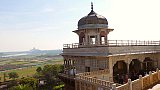 Blick vom Roten Fort zum Taj Mahal - Uttar Pradesh: Sehensw&uuml;rdigkeiten