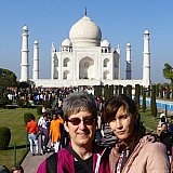Selfi vor dem Taj Mahal in Agra - IND-Blog-Bilder