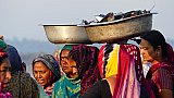 Indische Fischerfrauen - Gujarat - Land und Leute