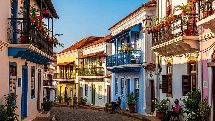Die Altstadt von Diu-City - Gujarat - Land und Leute