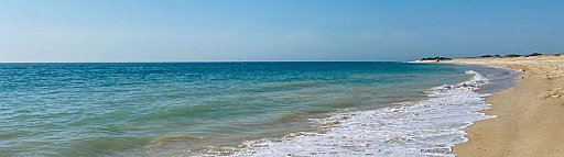 Shivrajpur Blue Flag Beach bei Dwarka - Gumerat - Landschaft