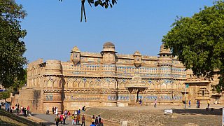 Mansingh Palace im Gwalior Fort - Madhya-Pradesh: Sehensw&uuml;rdigkeiten