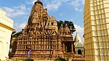 &ouml;stliche Tempelgruppe in Khajuraho - Madhya-Pradesh: Sehensw&uuml;rdigkeiten