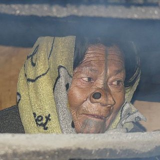 Apatani-Frau - Indien - Nordosten - Land und Leute