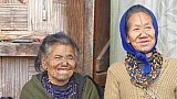Zwei beste Apatani-Freundinnen - Indien - Nordosten - Land und Leute