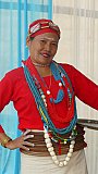 Nyishi-Frau in Festtracht - Indien - Nordosten - Land und Leute