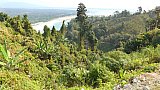 Blick auf den Brahmaputra und die Eben - Indien-Nordosten-Landschaft